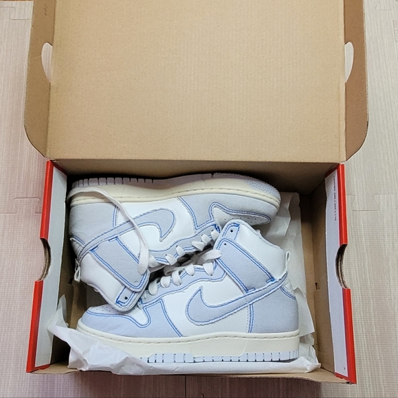 Nike Dunk Hi 1985 Denim - Picture 6 of 16